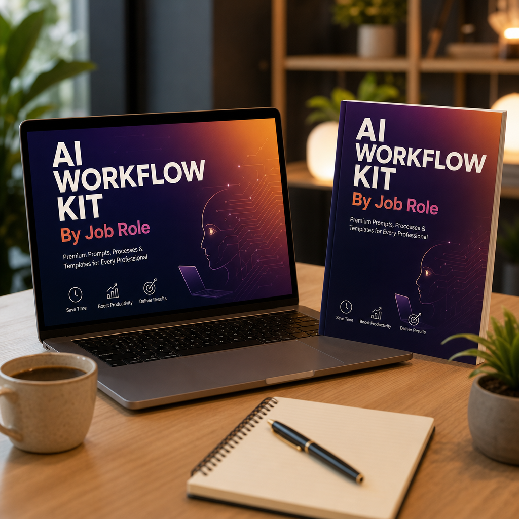 AI Workflow by Job Role — premium ebook mockup